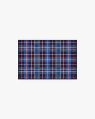 Josa Plaid Burgundy & Blue Rug by Humberto Leon