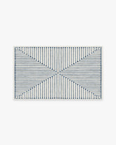 Inkdrop Slate Blue Rug by Jonathan Adler