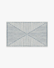 Inkdrop Slate Blue Rug by Jonathan Adler