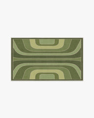 Paradox Green Rug by Jonathan Adler
