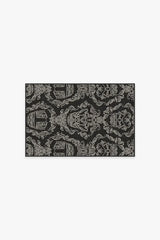 Dark Side Damask Charcoal Rug