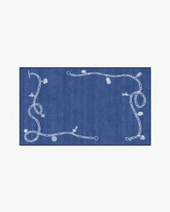 M&E Charms Midnight Blue Rug by Humberto Leon