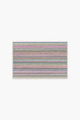 Multi Stripe Polychrome Rug