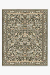 Strawberry Thief Stone Gold Rug by Morris & Co.