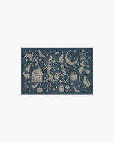 Moonlit Creatures Navy Rug