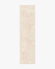 Linear Oasis Neutral Rug