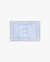 Mazzy Ornamental Blue Rug by Humberto Leon