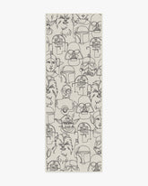 The Saga White & Black Rug