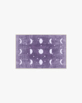 To The Moon And Back Mauve Rug by Humberto Leon