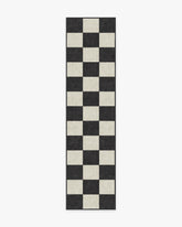 Jaque Checkered Black Rug