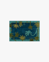 Sabal Blue & Teal Rug by Jungalow