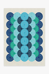 Biba Blue Green Rug by Jonathan Adler