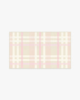 Charming Plaid Pink Rug