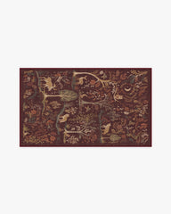 Wilder Burgundy Multicolor Rug