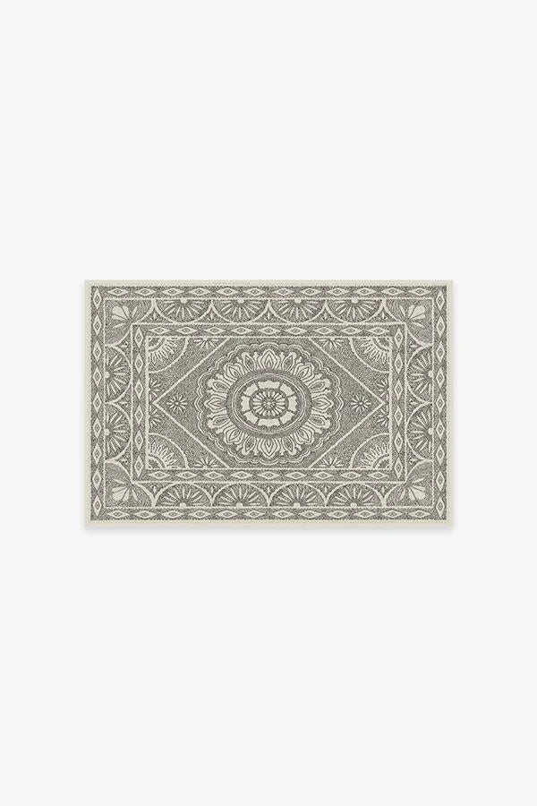 Almana Black & White Rug