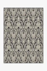 Mickey Damask Charcoal Rug