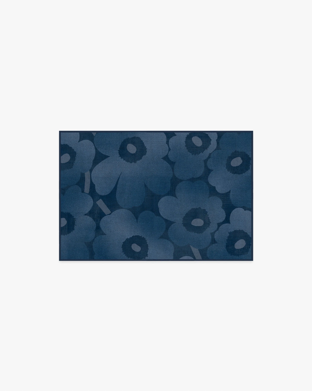 Unikko Blue Rug by Marimekko