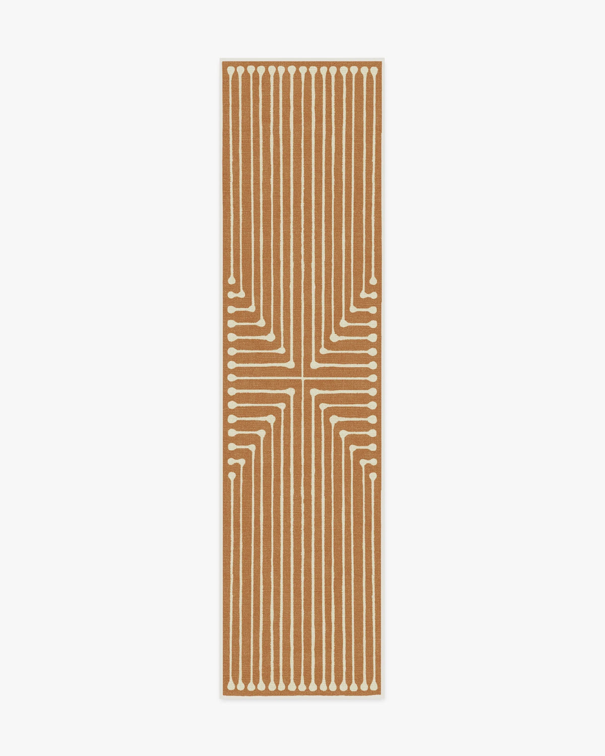 Inkdrop Copper Rug by Jonathan Adler