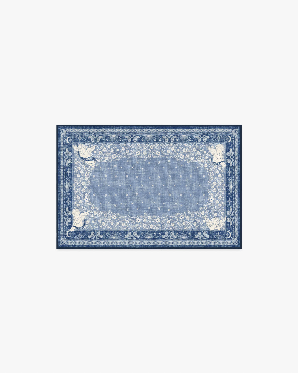 Humberto's Bandana Blue Rug by Humberto Leon
