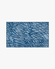 Rica Rope Stone Blue Rug by Humberto Leon