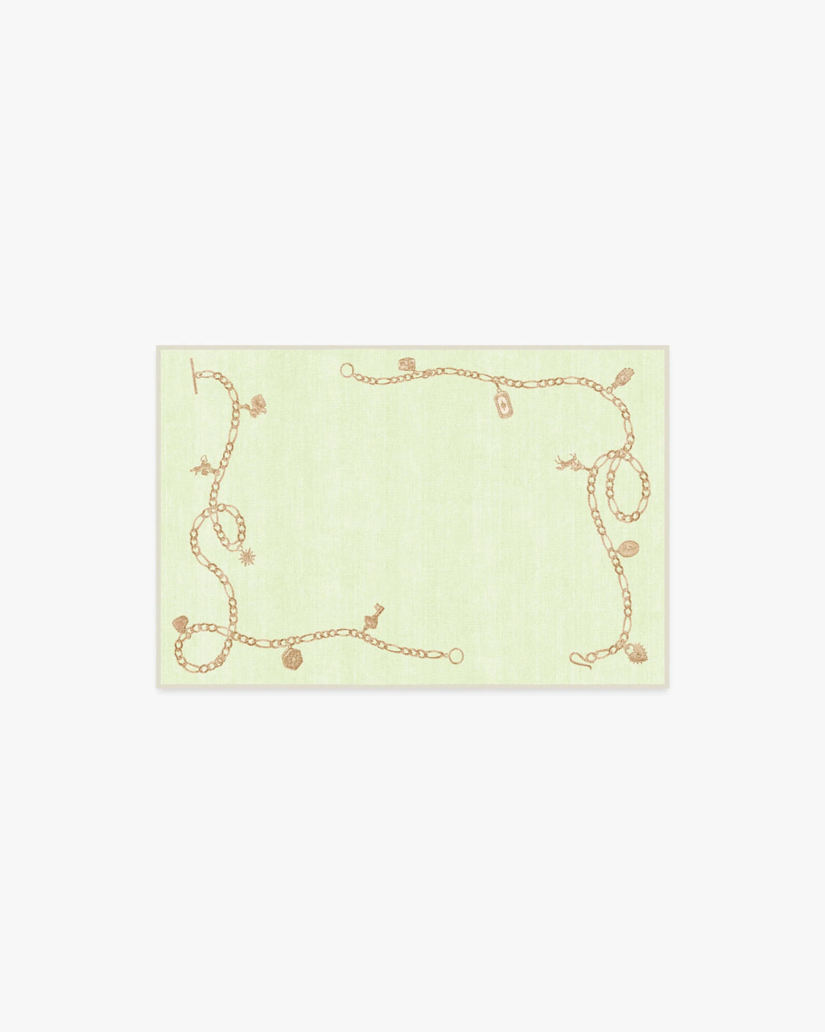 M&E Charms Pale Green Rug by Humberto Leon