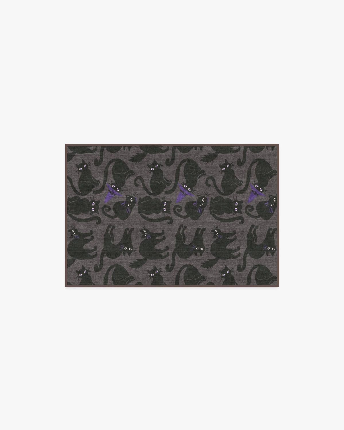 Whisker Mischief Charcoal Rug