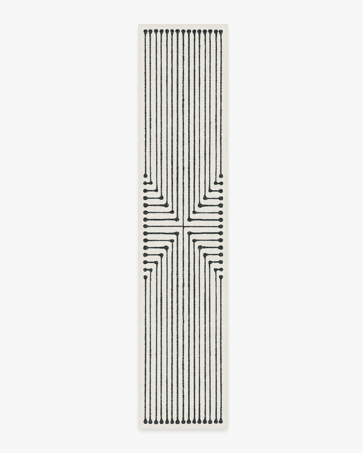 Inkdrop Black & Ivory Rug by Jonathan Adler